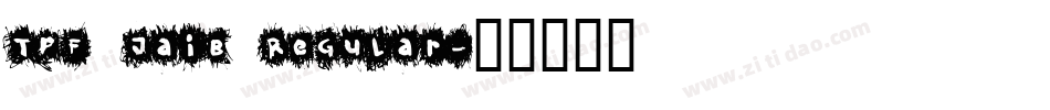 TPF Jaib Regular字体转换